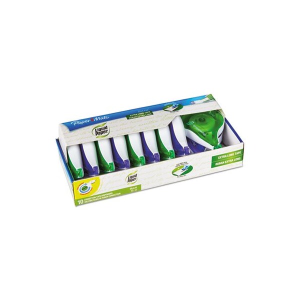 Sanford Paper Mate, Dryline Correction Tape, Non-Refillable, 1/6in X 472in, 10PK 6137406 - main